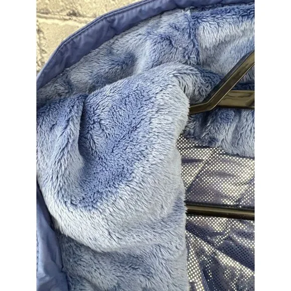 Columbia 2X Heavenly Long Hooded Jacket Omni-Heat Blue Puffer - Picture 11 of 13